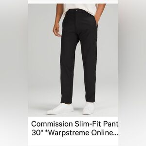 Lululemon Athletica Black Men's Dress Pants